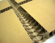 Honeycomb corrugated cardboard 15mm 32° V-cut