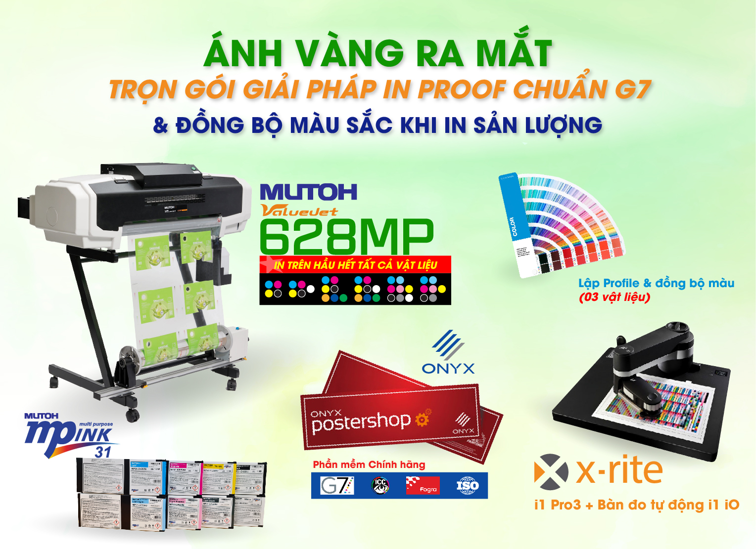 Giải pháp in proof chuẩn G7 & đồng bộ màu sắc offset
