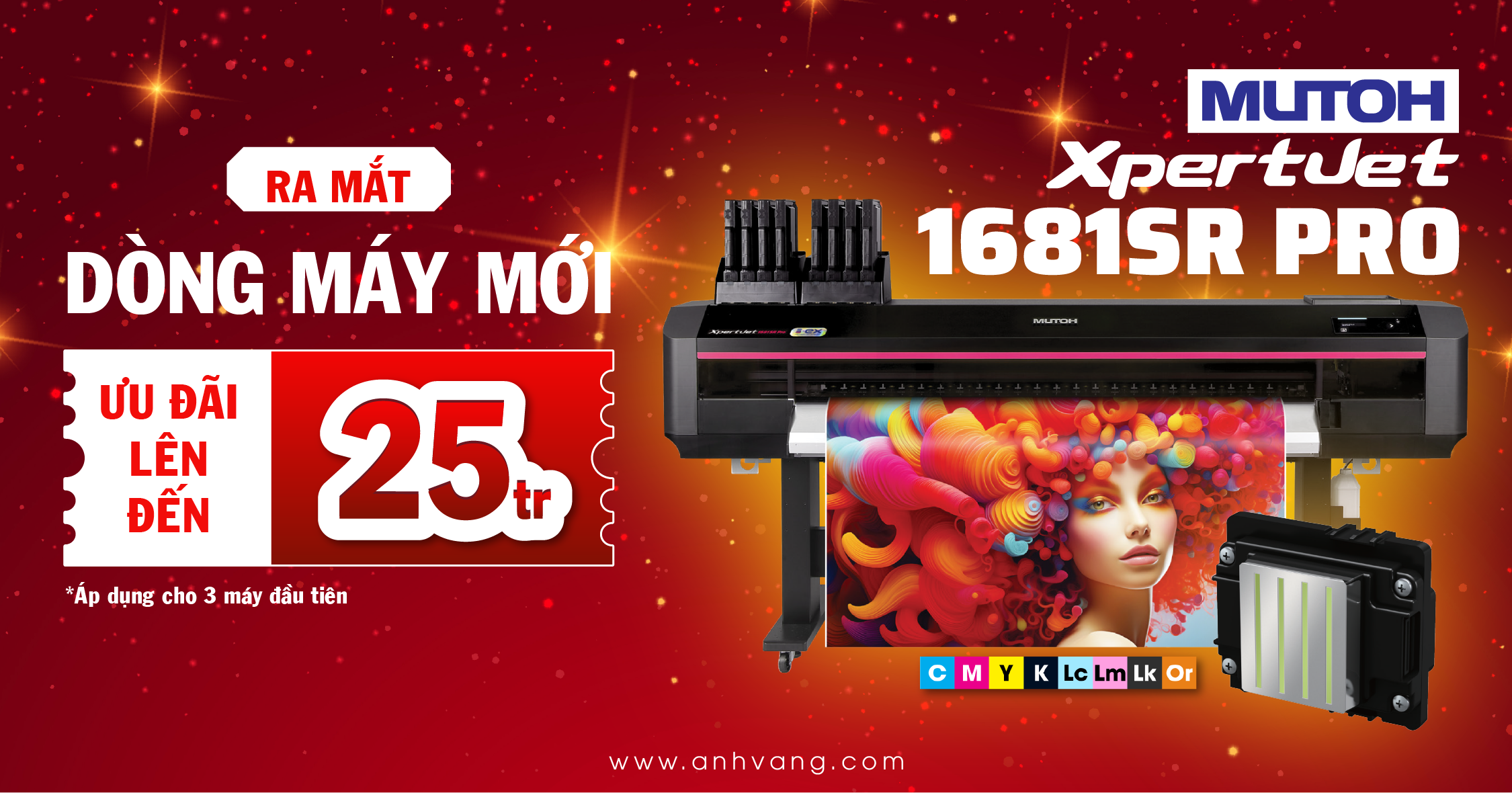 [SIÊU ƯU ĐÃI RA MẮT] Giảm Ngay 25 Triệu Máy In Mutoh XperJet 1681SR Pro