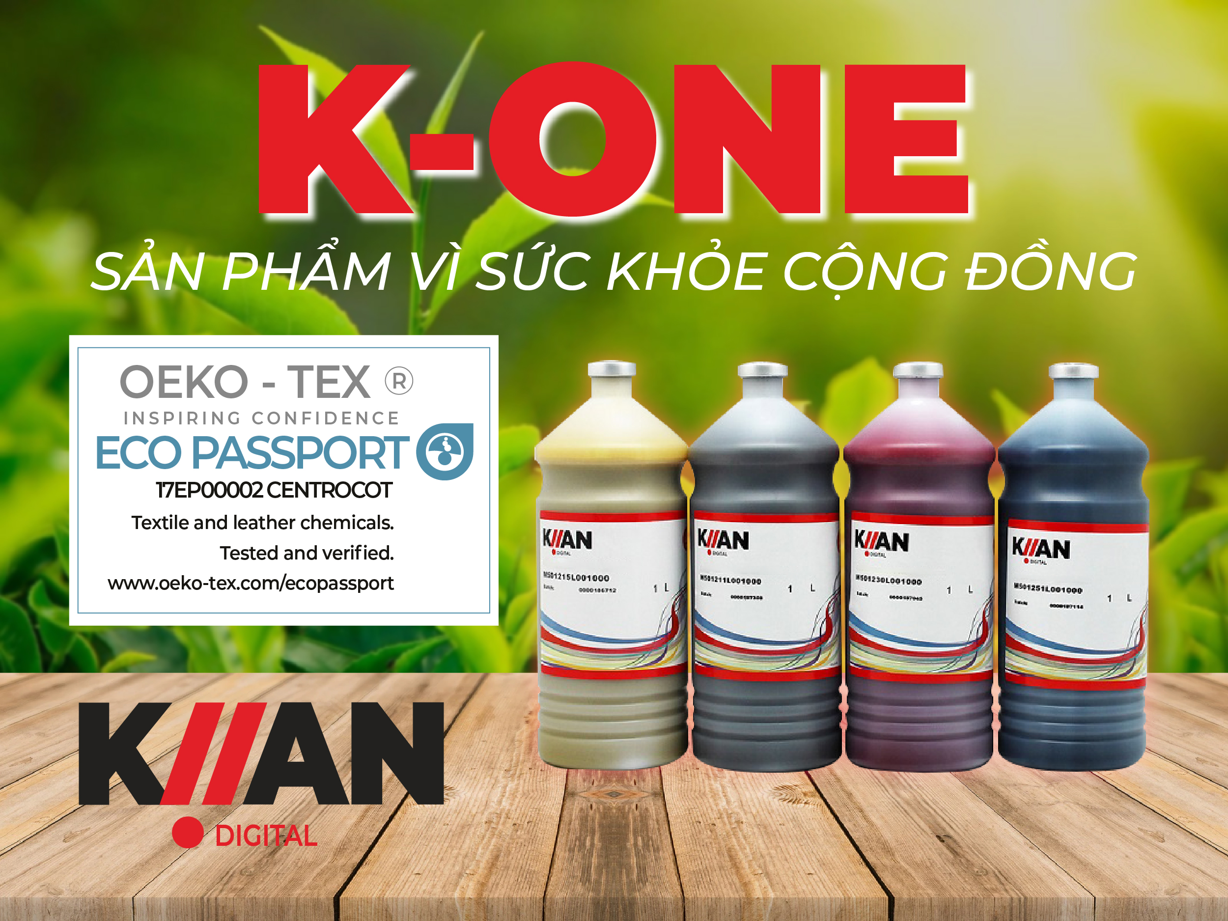 Banner Mực in chuyển nhiệt Kiian Italy chính hãng